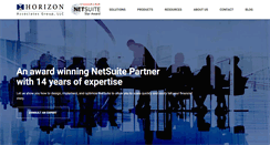 Desktop Screenshot of horizonassociates.net