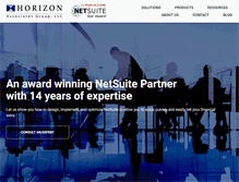 Tablet Screenshot of horizonassociates.net